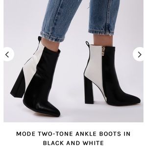 Public Desire Two-toned Boots